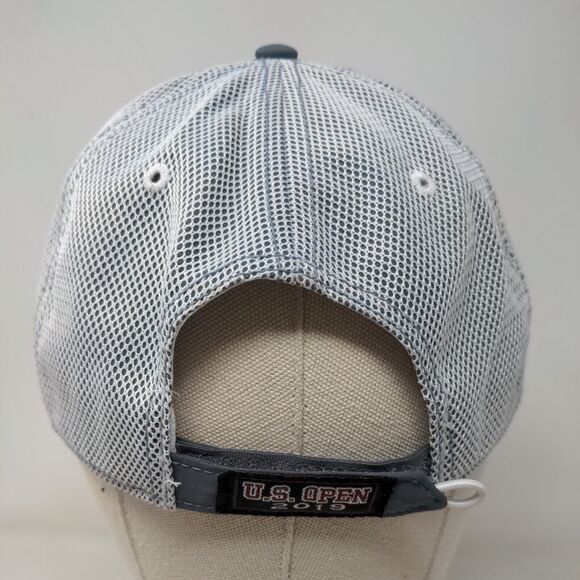 U.S. Open 2019 Pebble Beach Strapback Hat Gray Classic Cut Embroidered - Picture 5 of 9